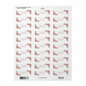 Elegant Dusty Rose Hydrangea Wedding Address (Vorne)