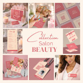 Elegant Dusty Rose & Ivory Salon Beauty Post-it Klebezettel