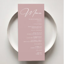 Elegant Dusty Rose Wedding