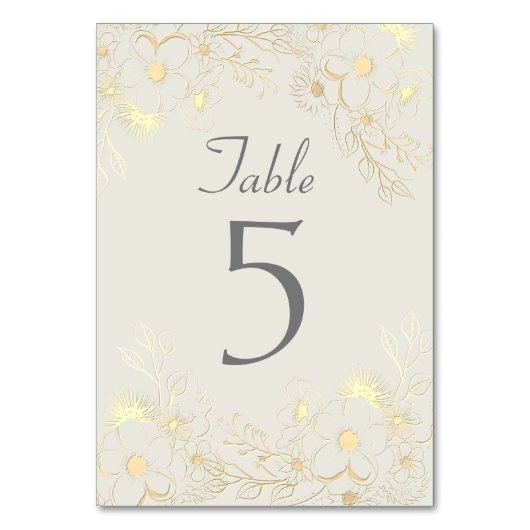 Elegant Dusty Rose Wedding Tischnummer (Rückseite)