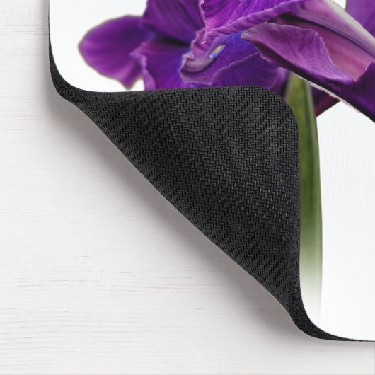 Elegant Dutch Iris Lila Sensation Blume Mousepad (Ecke)