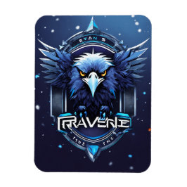 Elegant Eagle Logo Save the Date Card | Modern Min Magnet