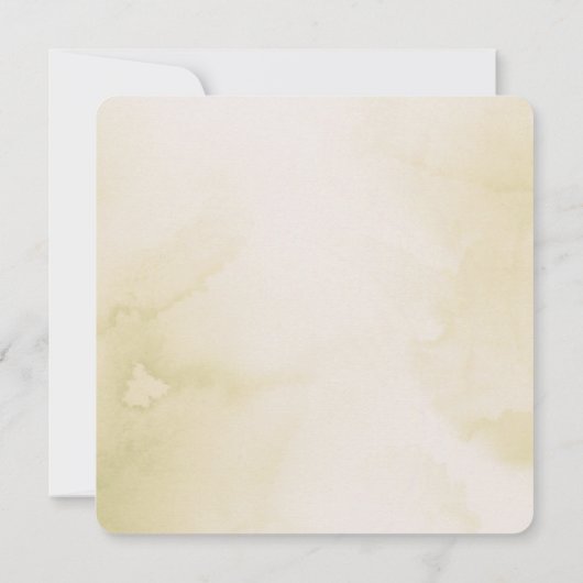 Elegant Earthy Butterfly Classic Einladung (Rückseite)