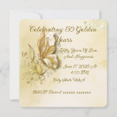 Elegant Earthy Butterfly Classic Einladung (Vorderseite)