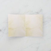 Elegant Earthy Butterfly gefaltete Einladung (Innenseite)