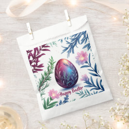 Elegant Easter Egg Botanical Art Geschenktütchen