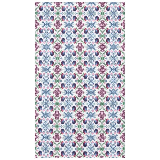 Elegant Easter Egg Botanical Art Tischdecke (Vorderseite)