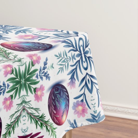 Elegant Easter Egg Botanical Art Tischdecke (Beispiel)