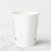 Elegant Easter Vibes Floral Paper Cups Pappbecher (Rechts)