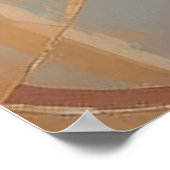 Elegant Eastern Dancer Poster (Ecke)