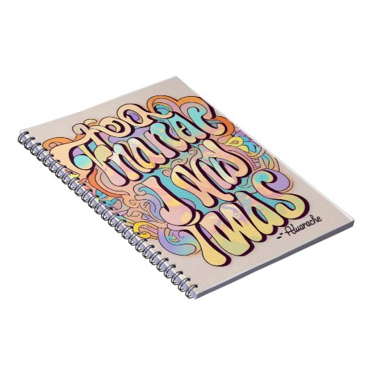 "Elegant Echoes" Notizblock (Rechte Seite)