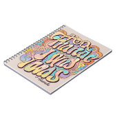 "Elegant Echoes" Notizblock (Linke Seite)