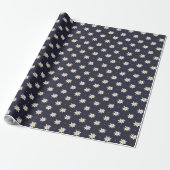 Elegant Edelweiss Geschenkpapier (Ungerollt)