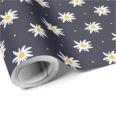 Elegant Edelweiss Geschenkpapier (Rolleneckpunkt)