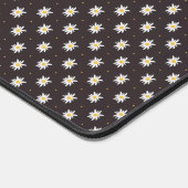 Elegant Edelweiss Schreibtischunterlage (Ecke)