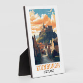 Elegant Edinburgh Schottlands Burg Vintage Fotoplatte (Seite)