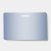 Elegant Editable Monogram Script Writing | Blau Ausweis (Rückseite)