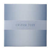 Elegant Editable Monogram Script Writing | Blau Fliese (Vorderseite)