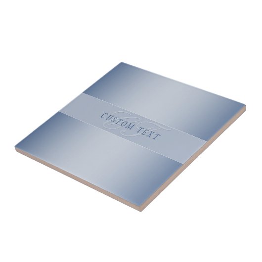 Elegant Editable Monogram Script Writing | Blau Fliese (Seite)