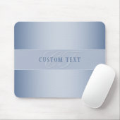Elegant Editable Monogram Script Writing | Blau Mousepad (Mit Mouse)
