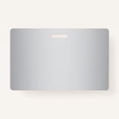 Elegant Editable Monogram Script Writing | Grau Ausweis (Rückseite)