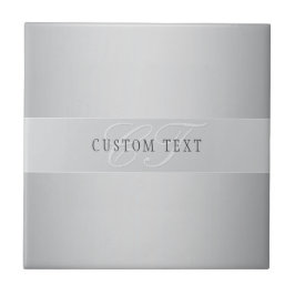 Elegant Editable Monogram Script Writing | Grau Fliese