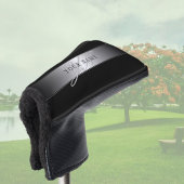 Elegant Editable Monogram Script Writing | Schwarz Golf Headcover