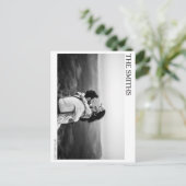 Elegant Editorial Wedding Photo Thank You Postkarte (Stehend Vorderseite)