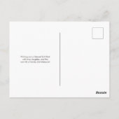 Elegant Eid Al-Fitr Greeting Postkarte (Rückseite)