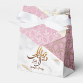 Elegant Eid Mubarak Gold in arabischer Kalligrafie Geschenkschachtel (Vorderseite)