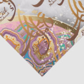 Elegant Eid Mubarak Gold in arabischer Kalligrafie Seidenpapier (Ausschnitt)