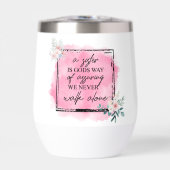 Elegant 'Eine Schwester ist Gottes Weg' Zitat Wass (Vorderseite)