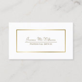 Elegant einfach Beruflich Visitenkarte (Vorderseite)