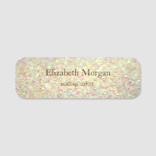 Elegant  Einfach Chic Farbiger Bokeh Namensschild