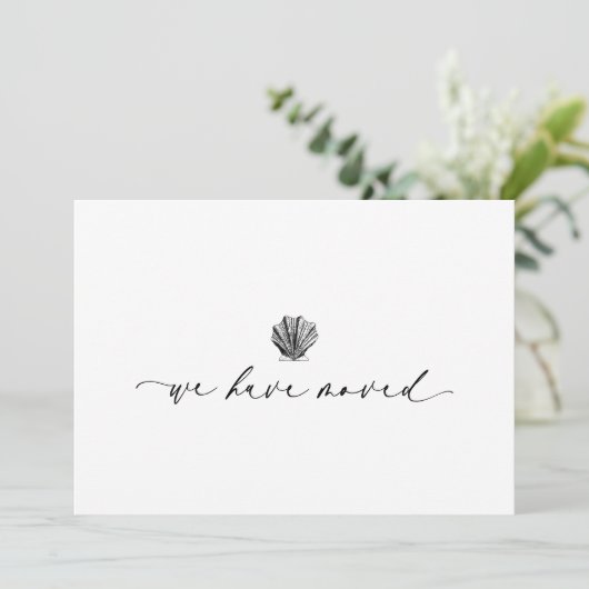 Elegant einfach haben wir handgeschriebenes Skript Dankeskarte (Stehend Vorderseite)