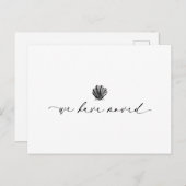 Elegant einfach haben wir handgeschriebenes Skript Postkarte (Vorne/Hinten)