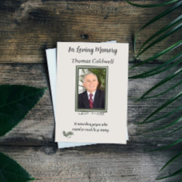 Elegant einfach in der Liebesgebet-Karte Visitenkarte