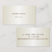 Elegant einfach, Minimalistisch Visitenkarte (Vorne/Hinten)