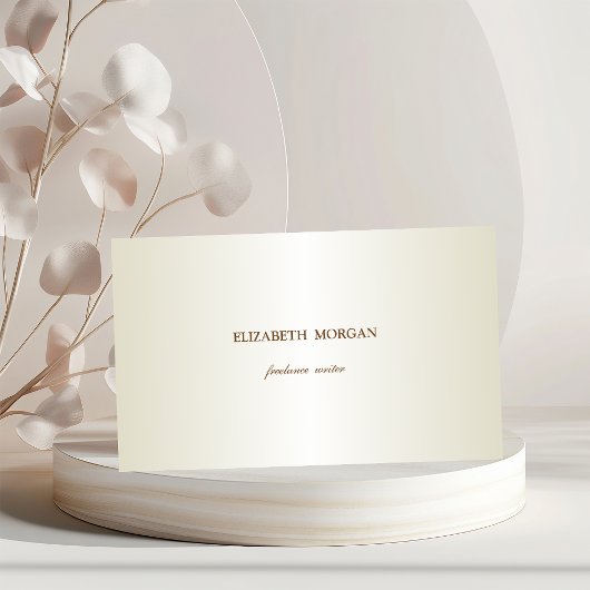 Elegant einfach, Minimalistisch Visitenkarte