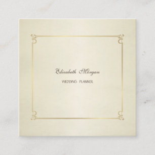 Elegant einfach, stilvoll und modern quadratische visitenkarte