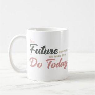 Elegant einfache Typografie Soft Earthy Bold Bold  Kaffeetasse