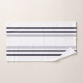 ELEGANT EINFACHER MINIMALISTISCHER ÄGEAN STRIPE NA BADHANDTUCH SET (Handtuch)