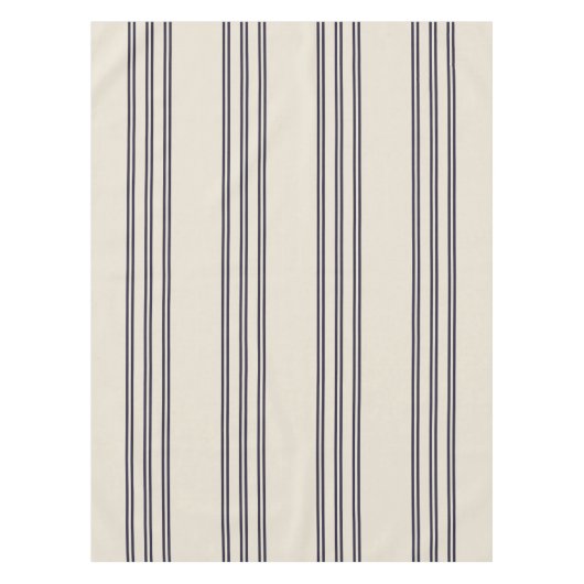 ELEGANT EINFACHER MINIMALISTISCHER ÄGEAN STRIPE NA TISCHDECKE (Vorderseite)