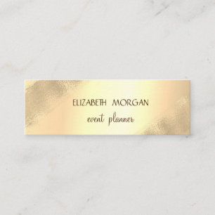 Elegant Einfaches Falsches Gold , Minimalistisch Mini Visitenkarte
