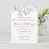 Elegant Einladung (Stehend Vorderseite)