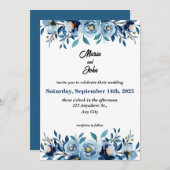 Elegant Einzigartig Chic Romantischer Minimalistis Einladung (Vorne/Hinten)