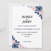 Elegant Einzigartig Chic Romantischer Minimalistis Einladung (Vorderseite)