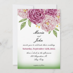 Elegant Einzigartig Chic Romantischer Minimalistis Einladung