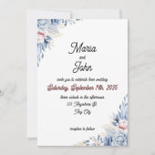 Elegant Einzigartig Chic Romantischer Minimalistis Einladung (Vorderseite)