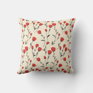 Elegant Einzigartig Stilvolles Romantisches Floral Kissen